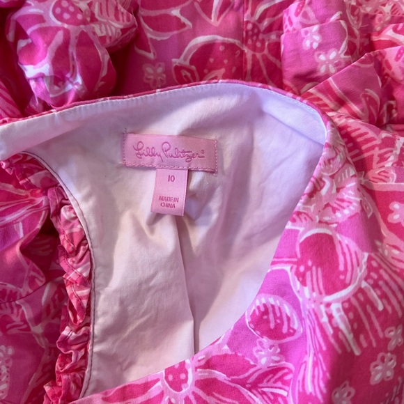 Lilly Pulitzer Fiesta Pineapples and Floral Print Dress in Nina Pina Pink, 10 - Picture 10 of 11